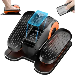 Under Desk Oval Exercise Machine Electric Oval  Exerciser Seen  TV 12 Speed Foot Exerciser for Seniors Portable Mini Seat Pedal Exerciser for  Office