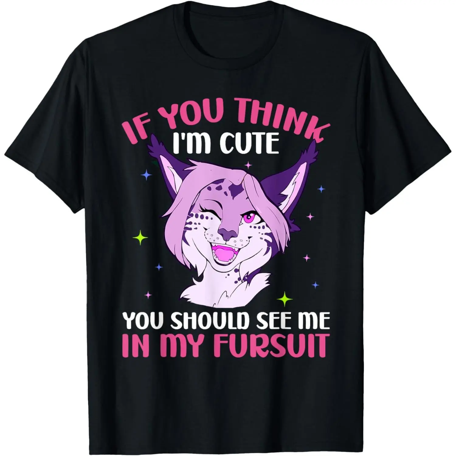 Furry T-Shirt - Fursuit-Themed Short-Sleeve Top, Soft Comfortable Tshirt for Furry Enthusiasts, Shortsleeve