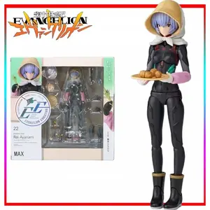 New Neon Genesis Evangelion Figure Cartoon Ayanami Rei Model Decoration Nendoroid Anime Merchandise Holiday Gift Boxed