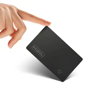 Portable Rechargeable Wallet Tracker Card, Slim Anti-Loss Finder for Wallet, Purse, Backpack & Luggage, Battery Included, Android Compatible, Anti Lost Wireless