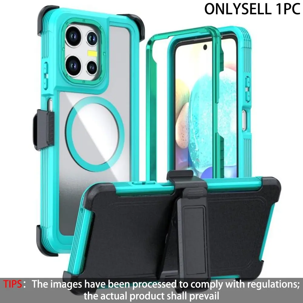 Military-grade rugged TPU Shockproof Protective phone case, Protective phone cover, with back clip and stand, compatible with Motorola MOTO G Play 5G (2026), G Power (2025), G Stylus 5G (2024), offers durable protection