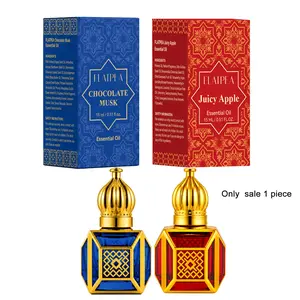 15ML Cocoa Musk/acidic Apple Scented Essential Oil, Portable Roller Ball Body Mist, Alcohol-Free Long-Lasting Fragrance, Unisex Massage Oil