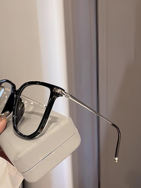 Y2K Retro Square Tortoise Shell Frame Glasses – Stylish Unisex, Lightweight Casual Style for Work & Daily Use, TR & Zinc Alloy Decorative Lens