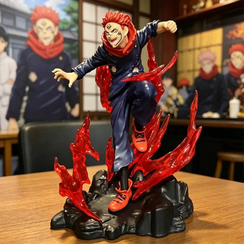 17cm Ryomen Sukuna Statue - Action Figures Anime, Anime Figures, Collectible Model Doll for Decoration, Toys & Gifts
