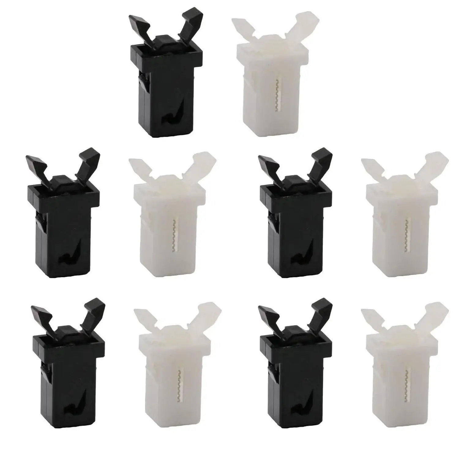 10 Pack Trash Can Lock  Spare   Bin Press Buckles  Top Lid Bin Latch Repair Clip Button Garbage Can Lid Locks Push-Type  Lock Self- Locking Trash