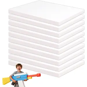 10-Pieces High Density XPS Foam Board, Rigid Polystyrene Craft Foam Sheets (11.7x7.8x0.4in) - Easy to Shape, for DIY Modeling Art Projects, Party Decoration, Heat Insulation