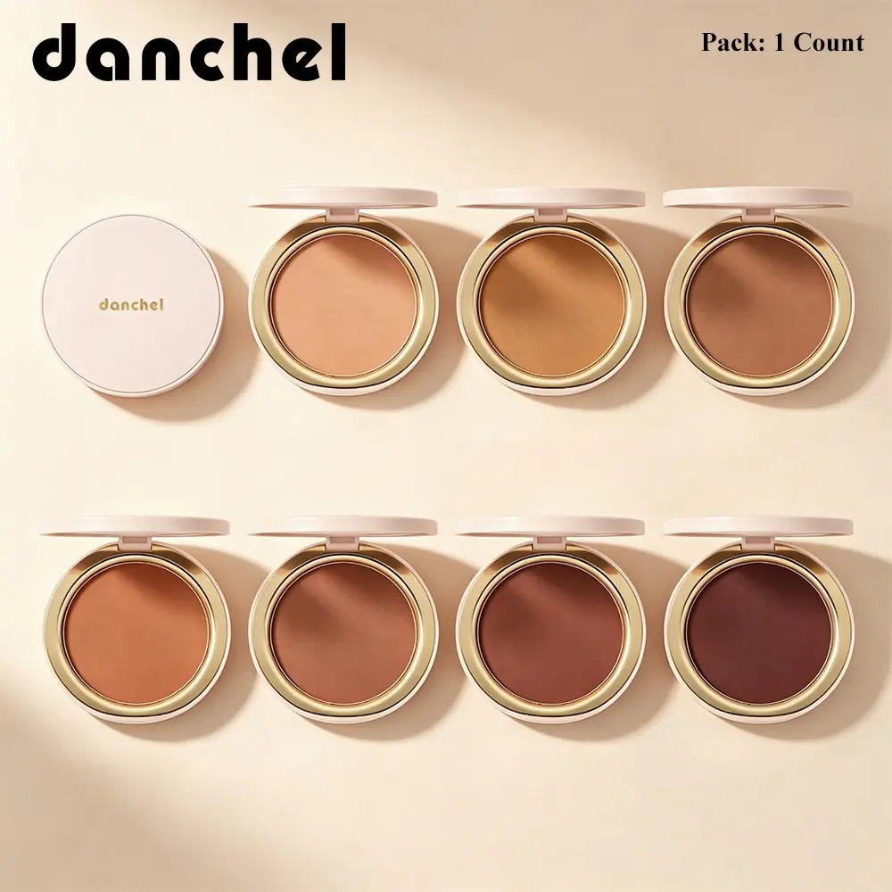 danchel Warm Radiance Soft Matte Longwearing Bronzing Powder Beauty Bronzer, Smooth Application for Effortless Blending, Buildable Pigment Payoff, Long-Wearing, Skin-Hugging & Non-Patchy Finish, Velvety Creamy Powder, Available in Multiple Shades