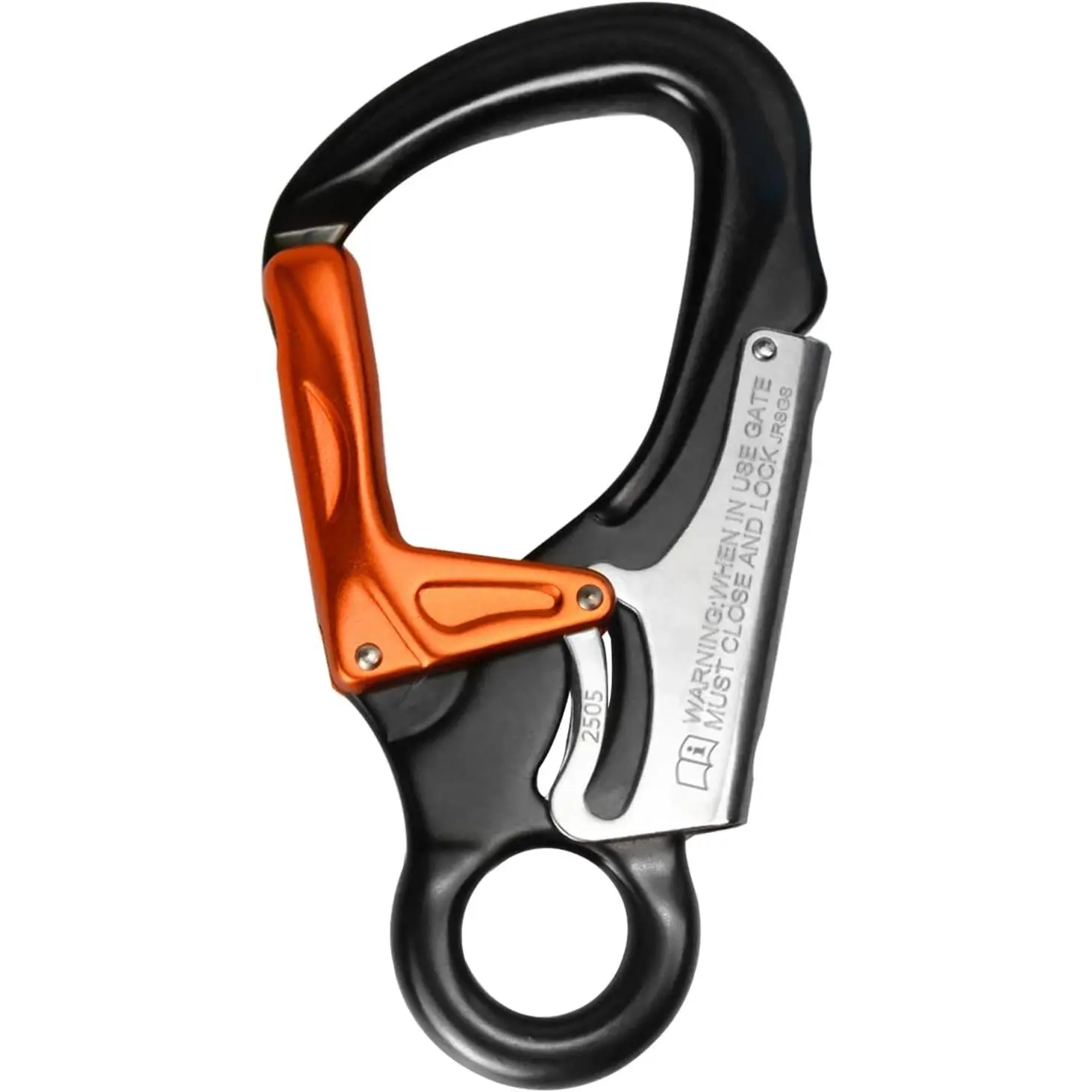 Forged Aluminum Snap Hook, 35kN Heavy Duty Double-Action with Captive Eye, CE Certified Climbing Gear for Rigging, Arborist & Fall Protection