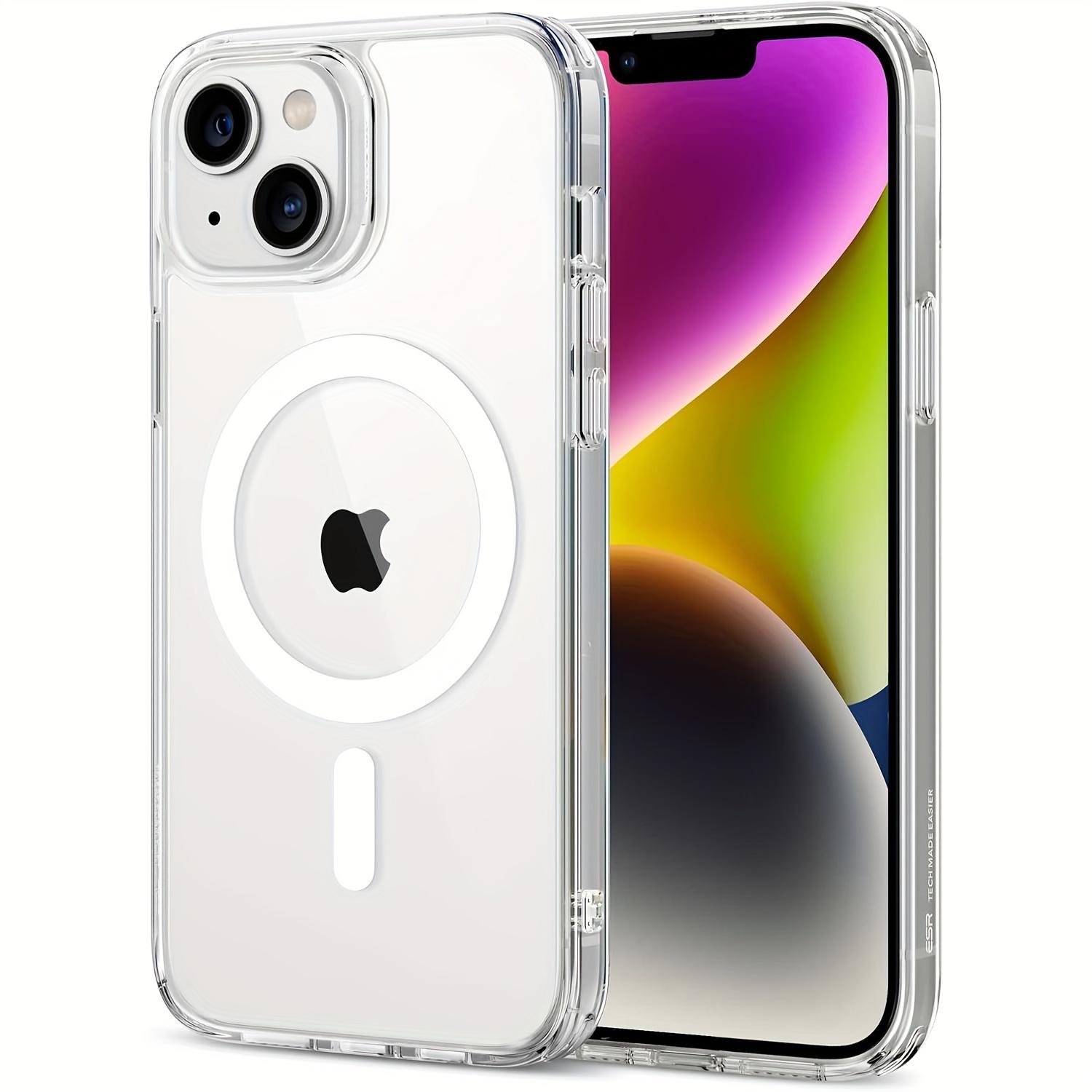 Magnetic Phone Case, Shockproof All-Around Transparent Protective Case for iPhone 17, 16, 15, 14, 13 and 12, Magnetic Phone Casing Protector Cover Accessories Smartphone Protection, Protective Cellphone Casing