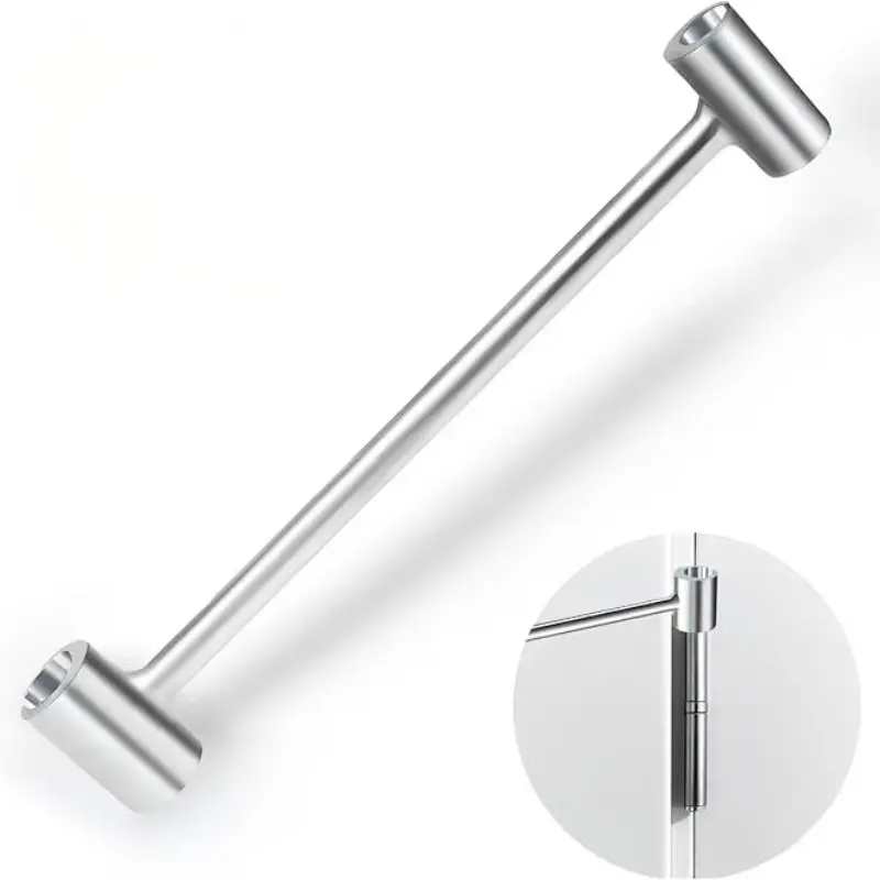 Door Hinge Adjustment Tool, 14-19mm Adjustable Hinge Gap Wrench, Ergonomic Design, Ideal for Residential, Fireproof, Security, Clean Room Doors