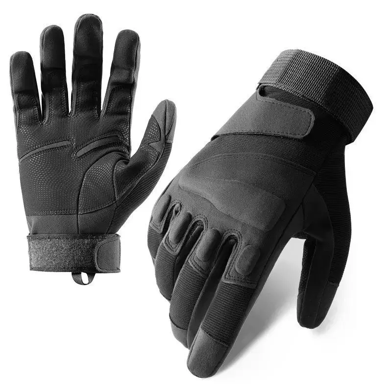 Men's Winter Warm Tactical Gloves, Rubber Shell Protection, Thick All-Finger Touchscreen, Motorcycle Riding Gloves for Outdoor Activity Cold Protection, Outdoor Activity Gloves