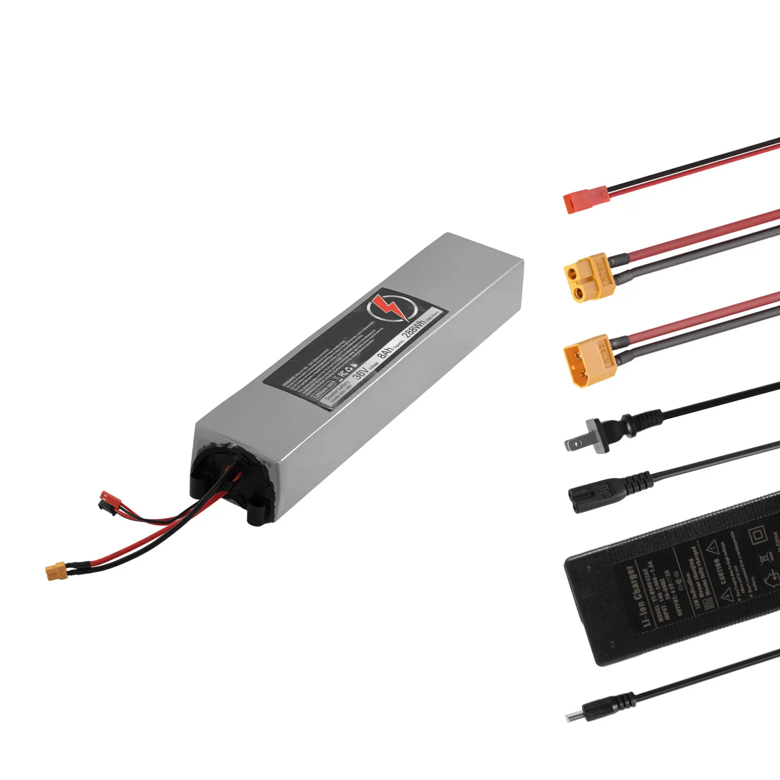 36v Scooter Battery Pack, 1440W Motor Power, IP66-Rated Protection, Smart 30A BMS Protection