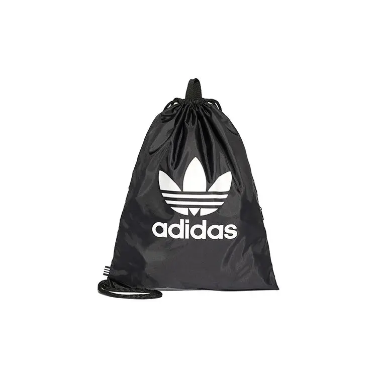 Adidas Originals Trefoil Gym Sack Backpack for Men and Women – Casual Polyester Drawstring Bag in Black