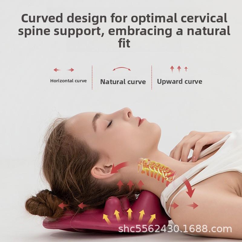 Multifunctional Ergonomic Massage Cushion, Acupressure Pillow for Shoulder Blade Relief & Back Muscle Relaxation