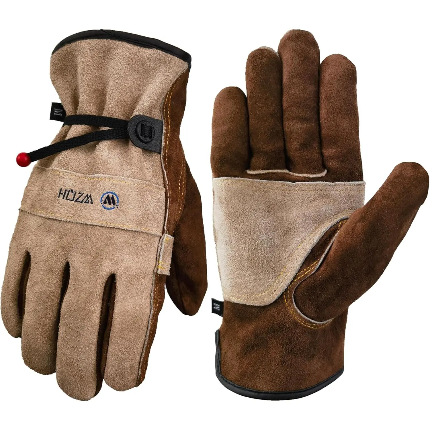 Outdoor counter WZQH Leather Work Gloves for Men or Women.Gardening,Welding,Coffee-grey L |   Glove for Tig, Mig, Construction, Chainsaw, Farm, Ranch, etc. Cowhide, Soft Lining, Utility, Firm Grip, Durable.Large