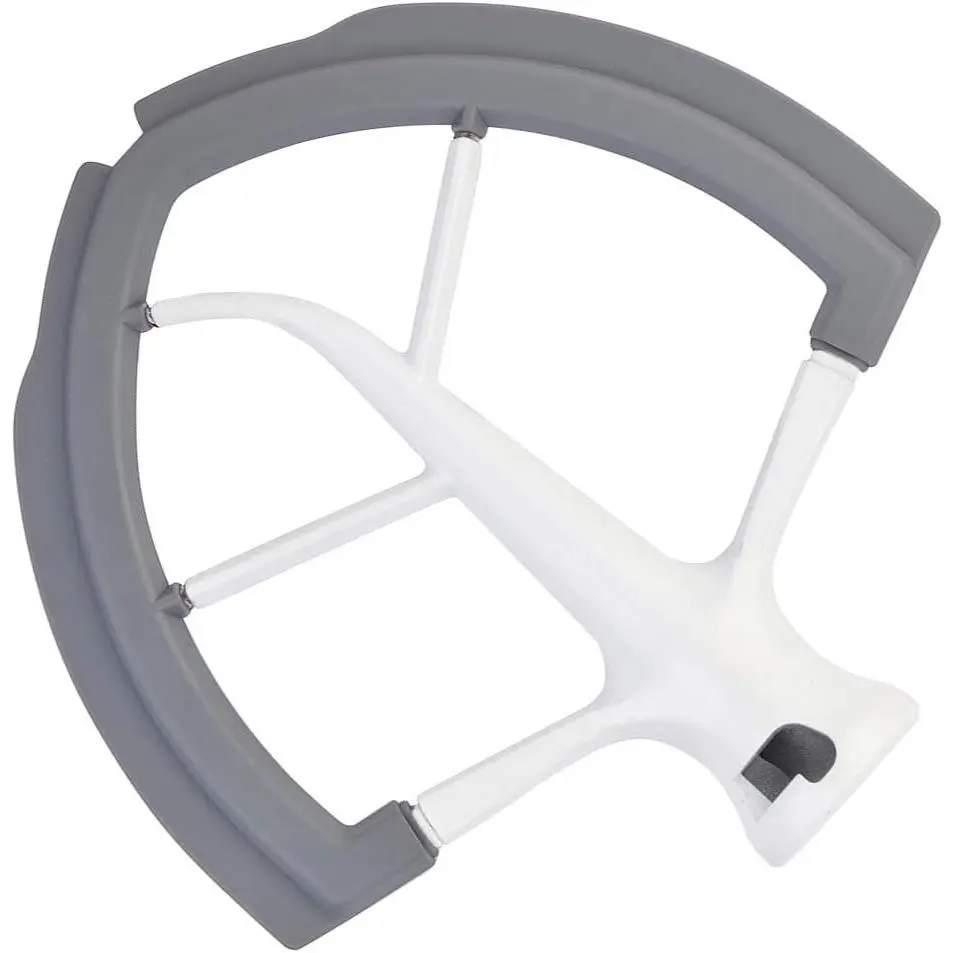 Flex Edge Beater for KitchenAid Bowl-Lift Stand Mixer - 6 Quart Flat Beater Paddle with Flexible Silicone Edges