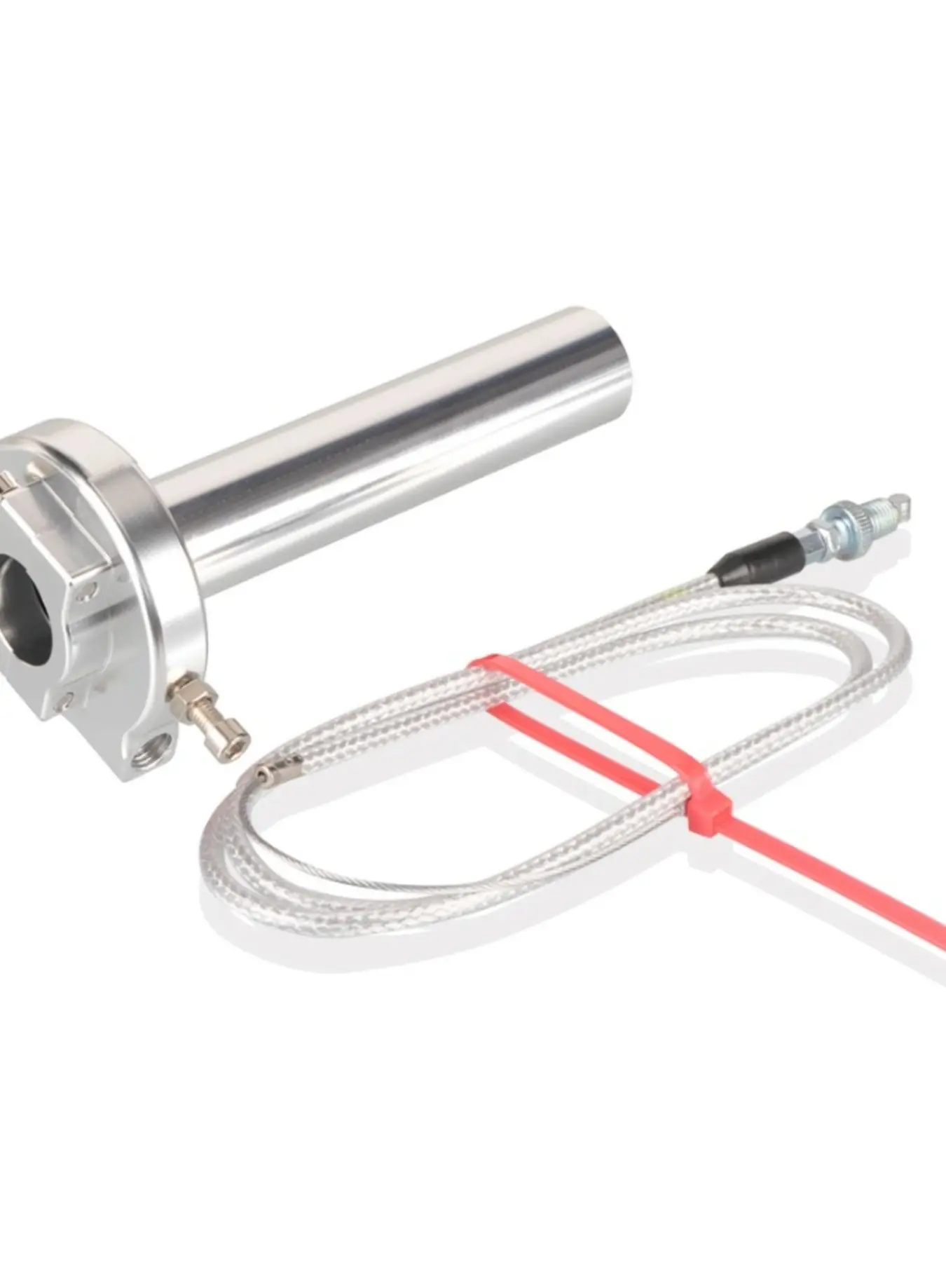 Universal Motorcycle 7/8 Inch (22mm) Cnc Throttle Lever, Quick Release Throttle Handle with Throttle Cable, Easy Installation, Motorcycle Parts