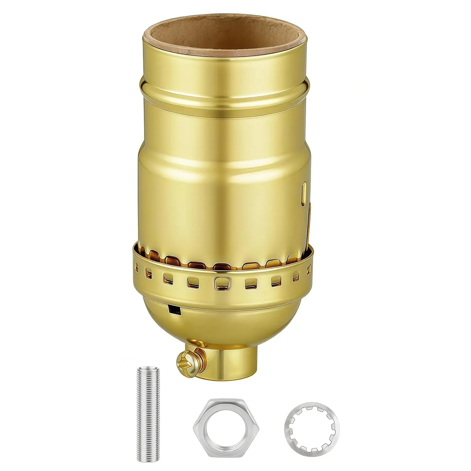 Lamp Socket , E26 Standard Screw Keyless Lamp Socket | UL Listed Light Socket,   Light Socket  for DIY Lamps, Pendant Lights, Table Lamp, Fixture Repairs