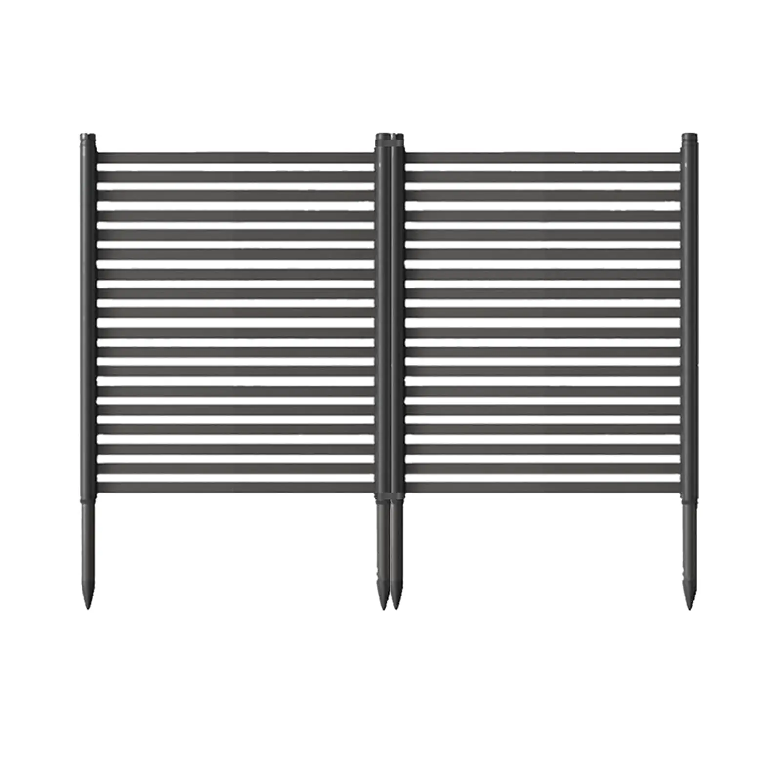 Garden Fence Privacy Fence for Outside, 47x35 Inch 2-Panel Animal, Outdoor Fence, Decorative Landscape Edging for Flower Beds, Vegetable Gardens, Patio, Backyard, Lawn