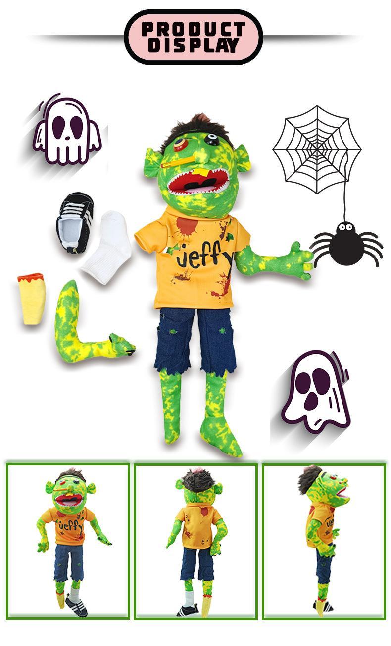 Jeffy Hand Puppet Toy Jeffys Zombie Boy Puppet Brinquedo Kawaii Stuffed Animal Jeffy Puppet Family Real Sml Doll Birthday Gift