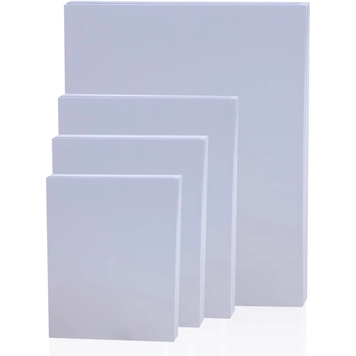 4 Sizes Photo Paper, 200gsm High Glossy White Photographic Paper,  Picture for Inkjet Printer (90 Sheets, 3.5 x 5, 4 x 6, 5 x 7, 8.3 x 11.7 Inch)​