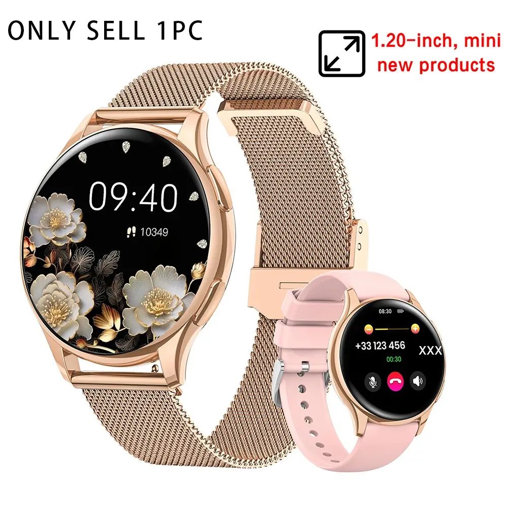 Smart Watch High Aesthetic Long Battery Life Thin Metal Case Heart Rate Monitor Sleep Tracker Message Reminder Bluetooth-compatible Compatible iPhone Android Unisex Fitness Gift