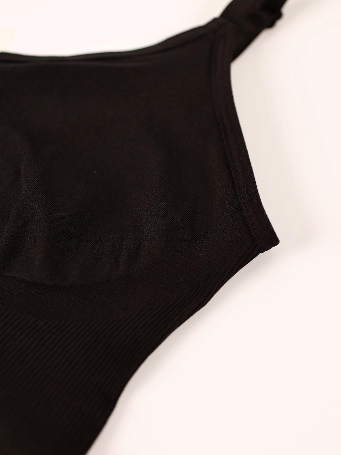 Women's Solid Spaghetti Strap Shapewear Bodysuit, Fitted Shaping, Tummy Control Waist Seamless Shaper, Women's Shapewear for Daily Wear, Body Sculpting Compression Shaper
