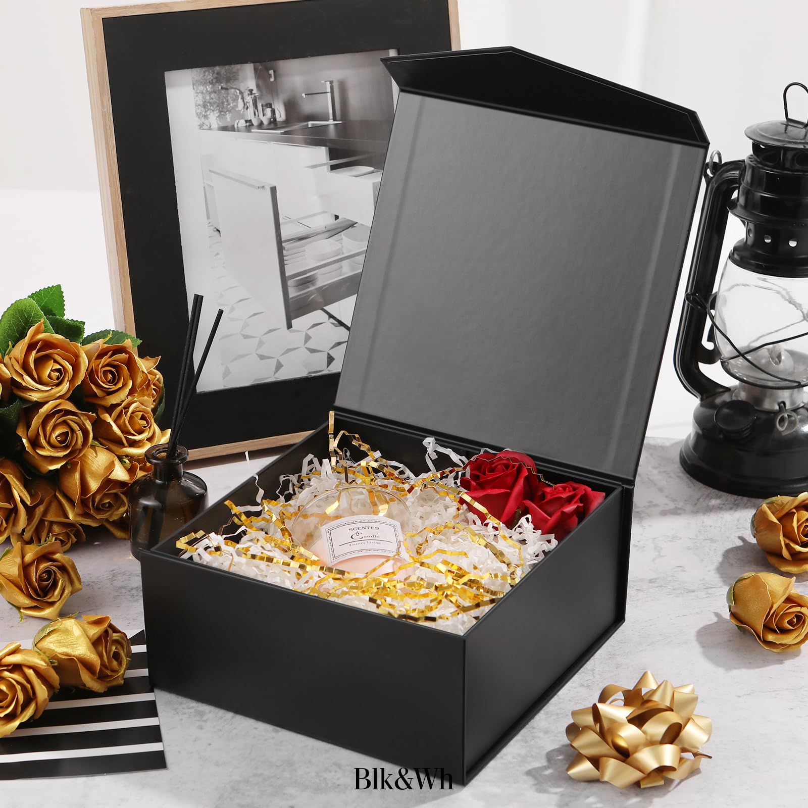High-Quality Set, Matte Finish, Perfect for Birthdays & Weddings, Includes Triangle Lid Design, Ideal for Christmas Gifts, Deluxe Gift Box