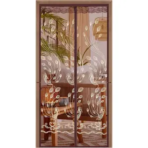 Heavy Duty Magnetic Mesh Screen Door 37.5 x 83 Inch, Hands Free Magnet Closure Bug Free Curtain for Front Back Door Patio Balcony Sliding Door