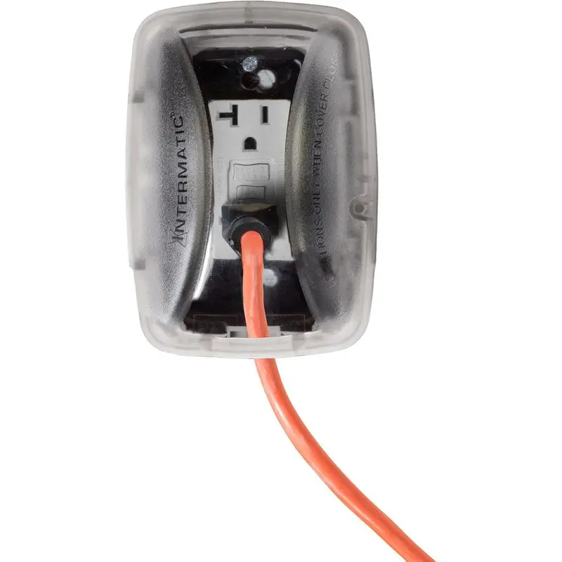 Outdoor activitiesIntermatic WP3100C Weatherproof Outdoor Electrical Outlet Cover,Single-Gang| Extreme-Heavy-Duty Construction for Reliable Outdoor Outlet Protection, Versatile Mounting, Standard Duty Rated