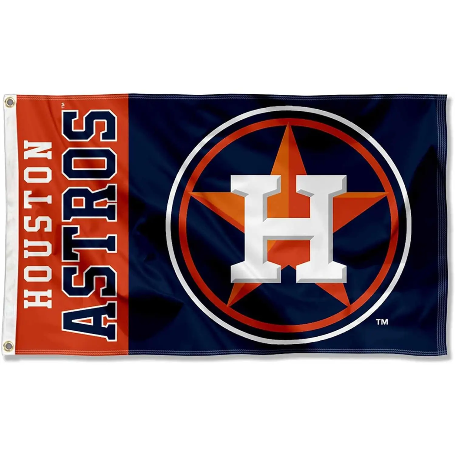 WinCraft Houston Astros 3x5 Banner Flag Fade Resistant Polyester with Brass Grommets