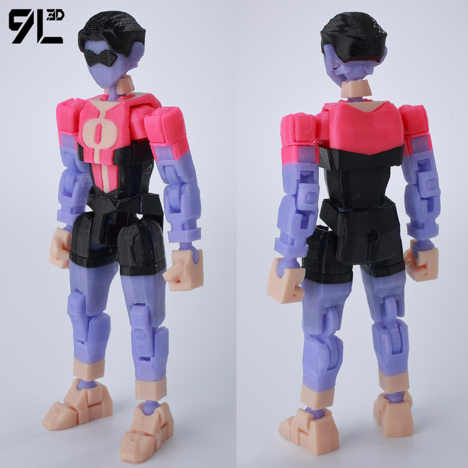 ​9L3D Dummy13 Invincible Boy Hero Oliver Figure Lucky13 3D Printed T13 Stress Relief Collectible Action Figure Titan13​popular popular