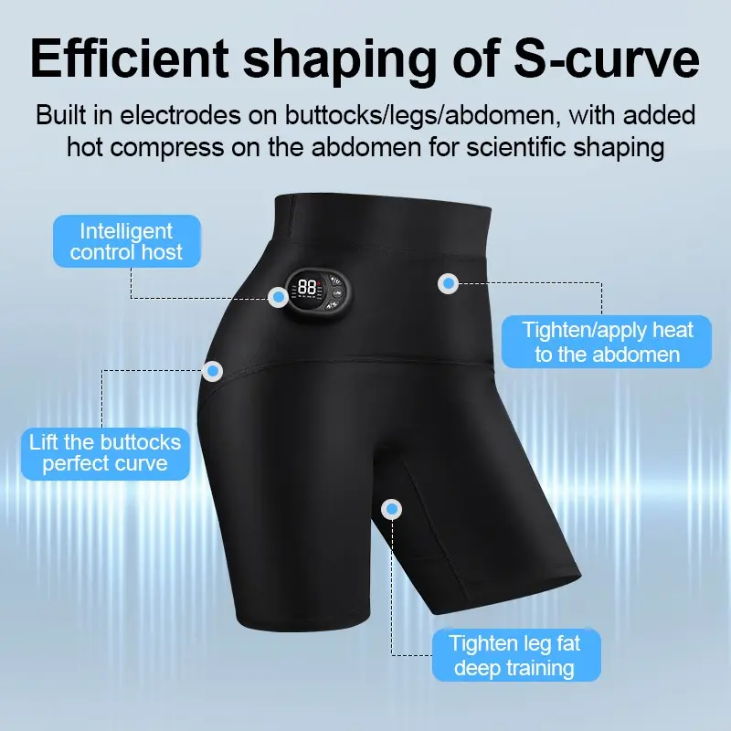 New Smart Yoga Pants, Three Heat Levels, Eight Modes, Twelve Intensity Settings, 15-Minute Timer, Daily Wear, Muscle Activation