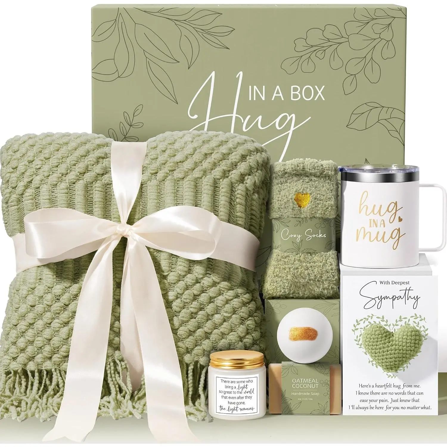 Sympathy  Baskets Sympathy Gifts for Loss of Loved  Mother Father Husband Mom Dad, Memorial Condolences Grief Bereavement  Ideas for Loss, Miscarriage Gifts for  Women Care Package