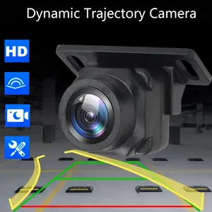 Car Backup Camera 12 LED Night Vision Waterproof Dynamic Trajectory Camera, High-Quality Car Rear View Mirror, Durable Design for Safe Driving Experience