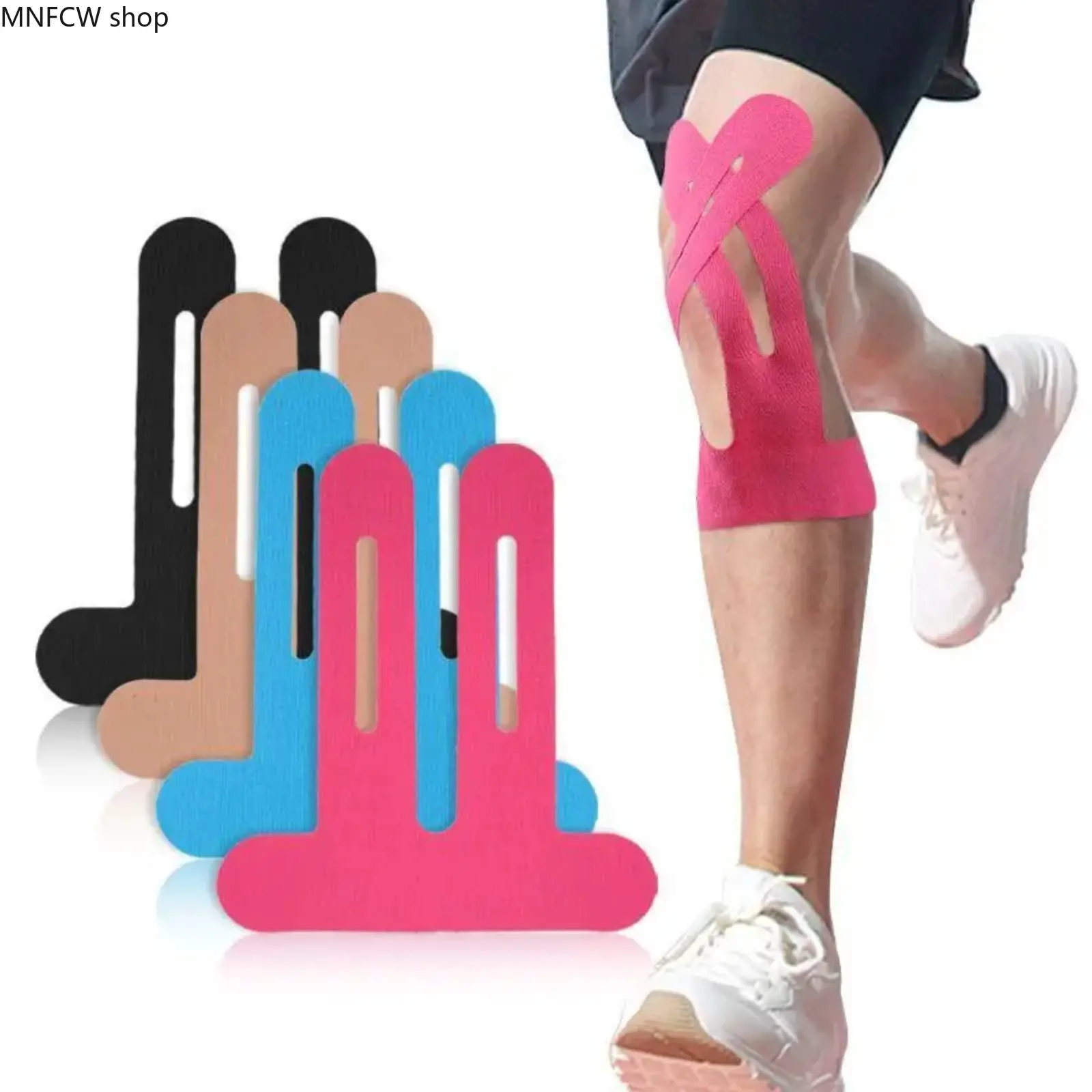 Professional Kinesiology Sports Tape (10pcs/Set) | Breathable Knee & Muscle Support Stickers | Effective Pain Relief for Runners & Athletes | Athletic Recovery Skin Care Tool,camping essentials