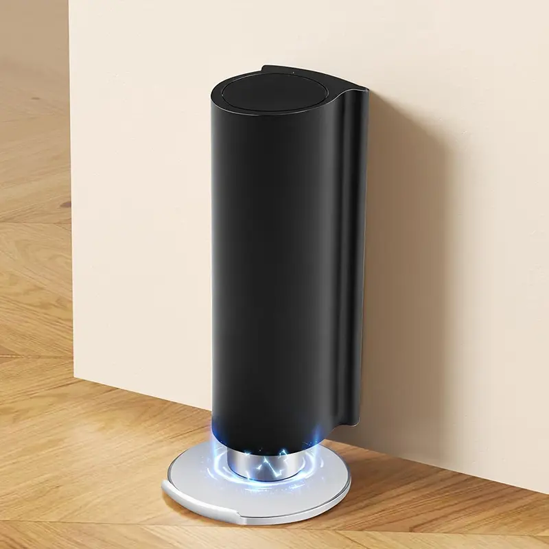 Stainless Steel No-Drill Door Stop, Strong Magnet Hidden Door Stopper, Adjustable Shock Absorber, Bathroom & Bedroom Safety Device