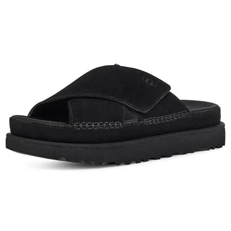 UGG Goldenstar Cross Slide Black (Women's) 1137910-BLK