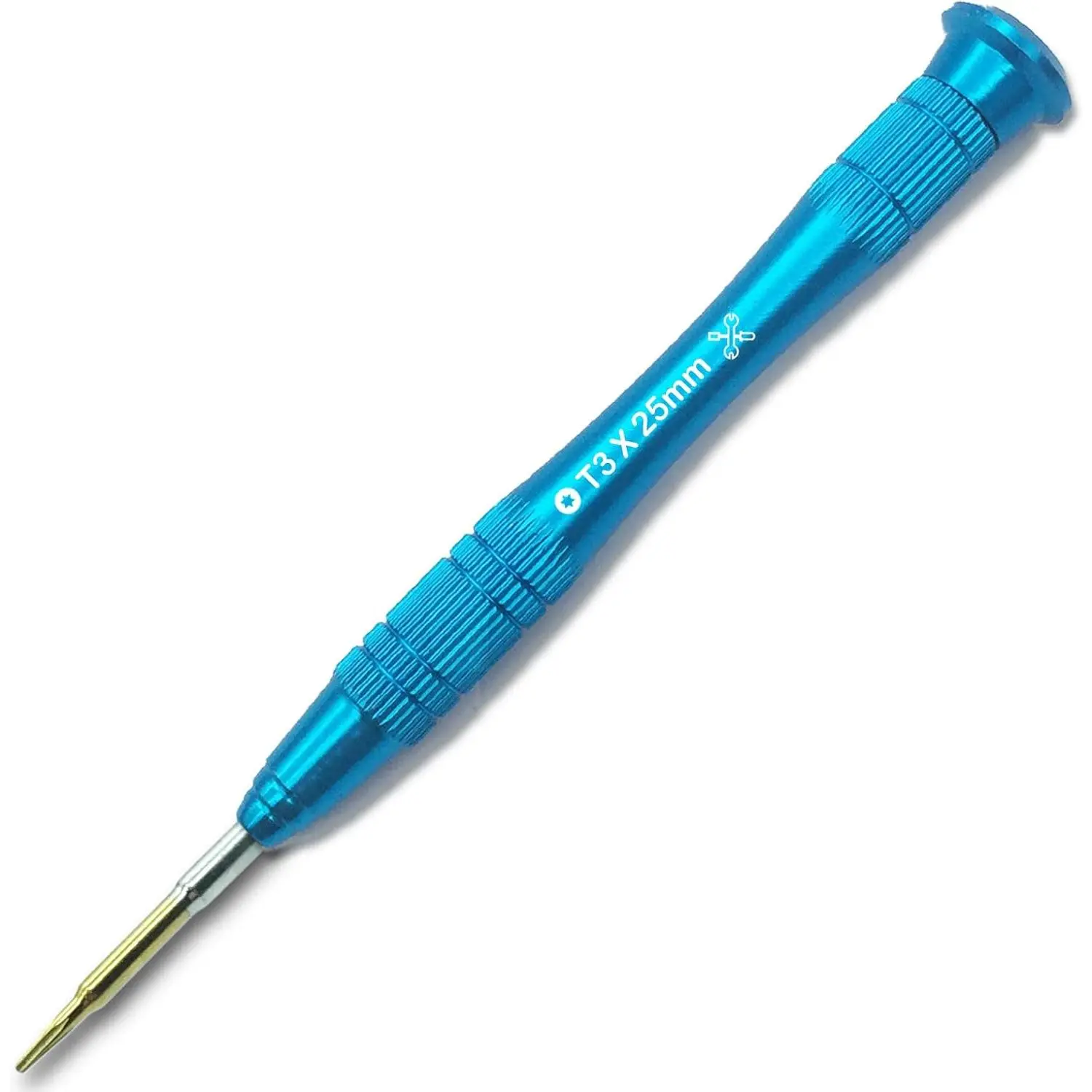 Torx T3 Precision Screwdriver, S2 High Alloy Steel with Exact Tip Fit, Knurled Grip, Free Spin Cap Swivel Top Spin Cap Tool for Small Repairs, Anti-Slip Hand Tool for Small Projects
