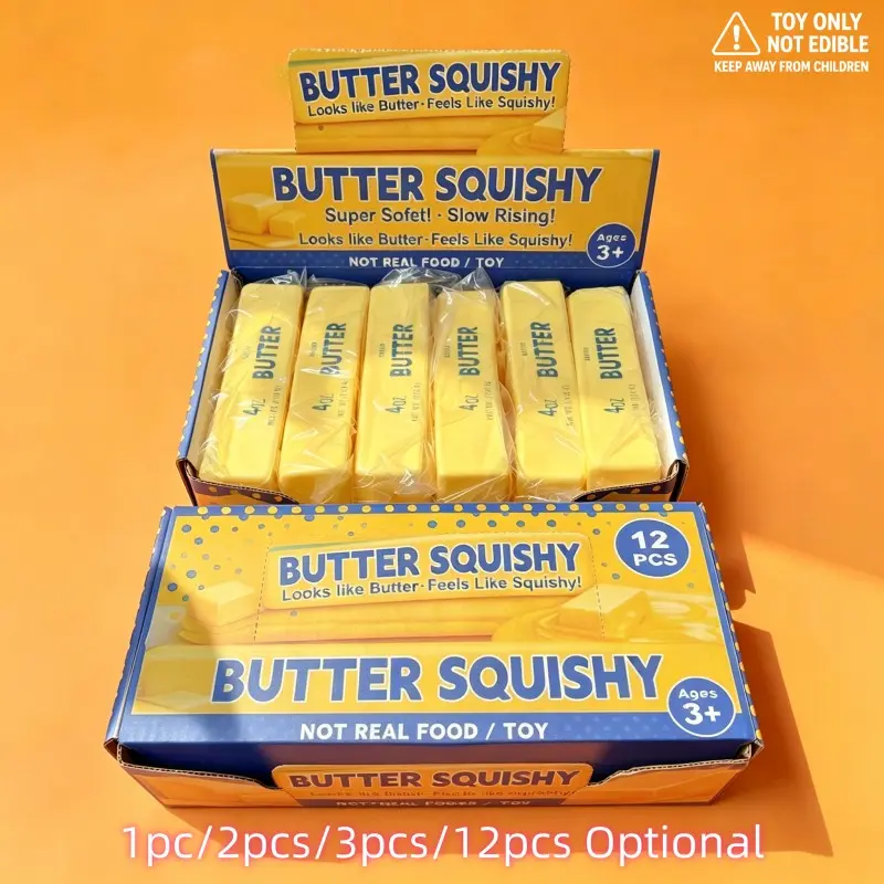 12pcs Golden Butter & Pumpkin and Ghost Squishy Fun Set,  Strawberry Butter Squishy + 1pcs/2pcs/3pcs Liberty Dumpling Slow Rising Squishy Toys, 250 Anniversary Soft Squeeze Butter Stick Balls,Stress Relief Pressure Sensory Fidget Toy for Kids Adult