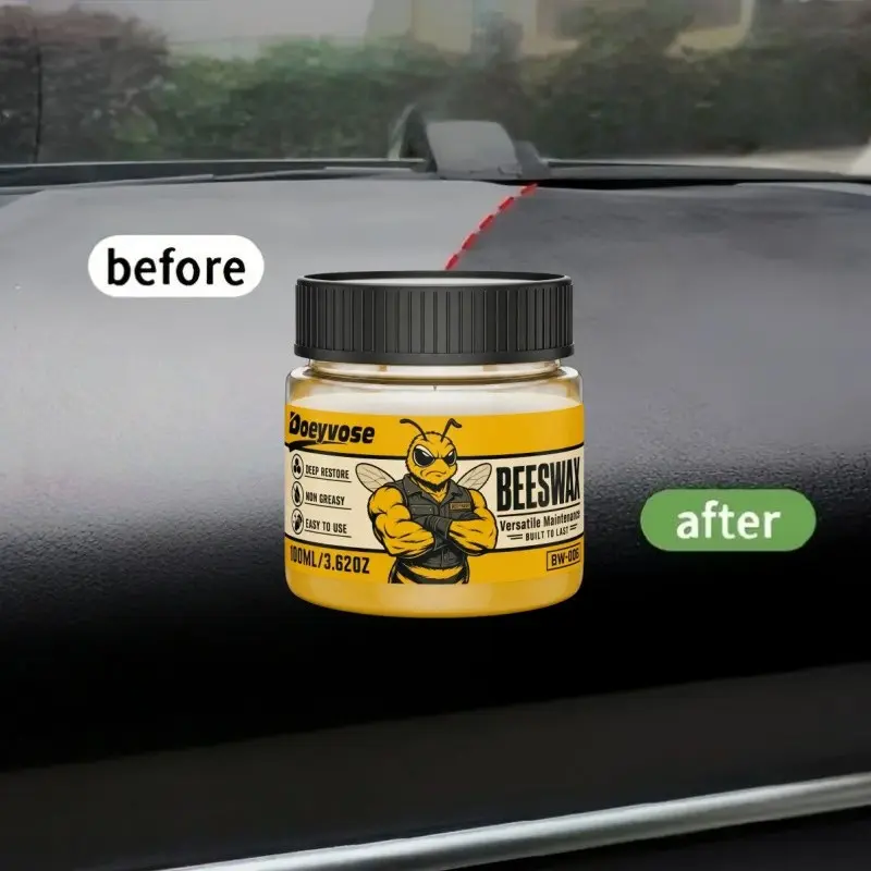 Car Interior Wax, Leather Care Cream, Dashboard Polish, Seat Renewal Agent, Plastic and Leather Repair, Wood-Plastic Composite, Car Maintenance Products