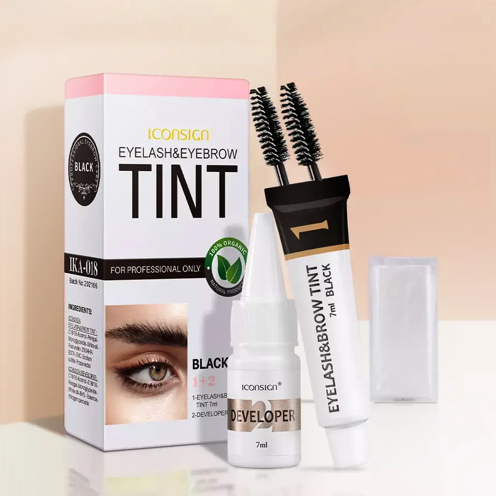 Eyebrow Dyeing Kit, Wild Eyebrow Dye, Waterproof, Sweat-Proof, Quick-Dry Eyebrow Dye