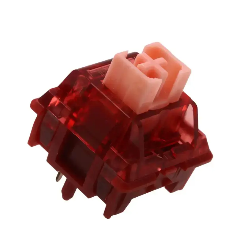 Haimu Silent Heart Beat Linear Switch 58g Pre Lubed 5 Pin Hot Swap POM Stem for MX Mechanical Keyboard Silent Switches