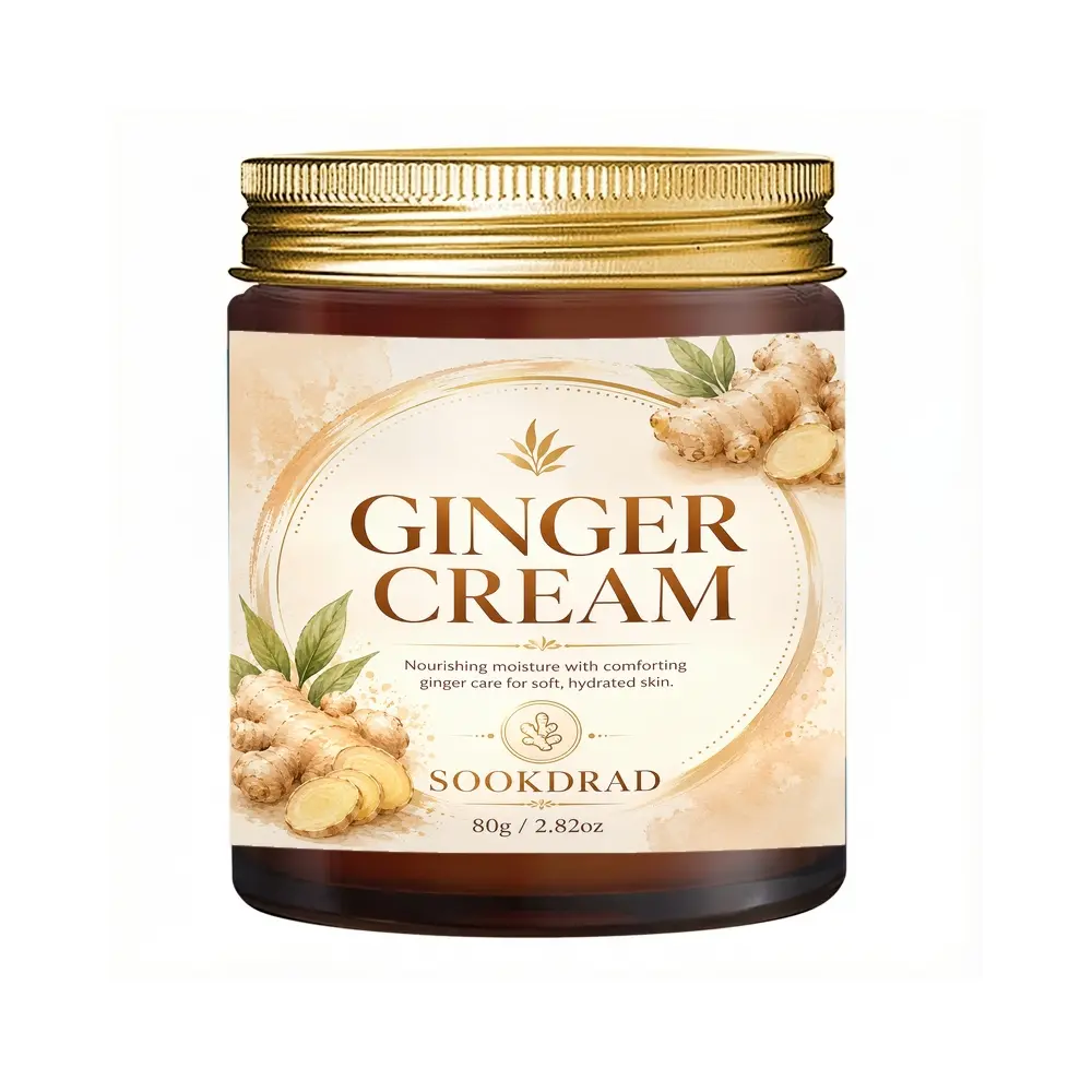 Ginger Cream, ginger care, nourishing moisture, soft hydrated skin, daily skincare, 80g/2.82oz