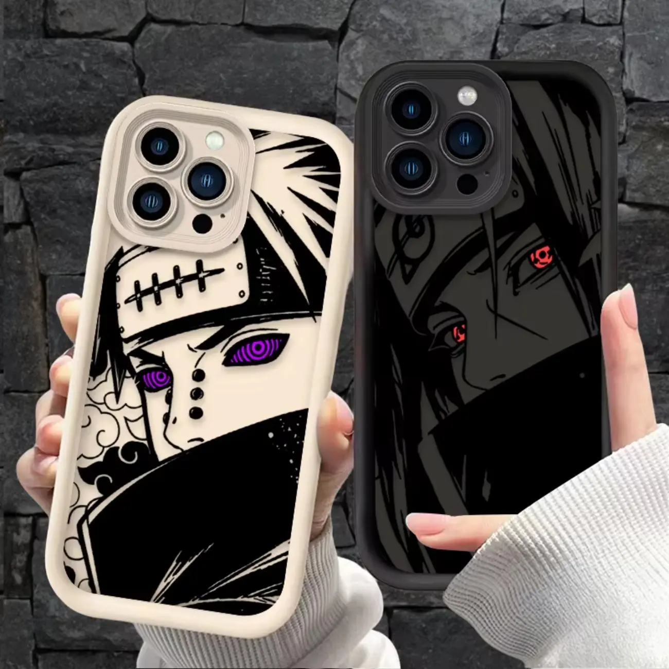 Anime Naruto Uchiha Itachi Pain High Print TPU Phone Case, Slim Lightweight Protective Cover for iPhone Series (17 Air,16,15,14,13,12,11 Pro Max), Multi-Model Mobile Phone Accessories, Fits iOS