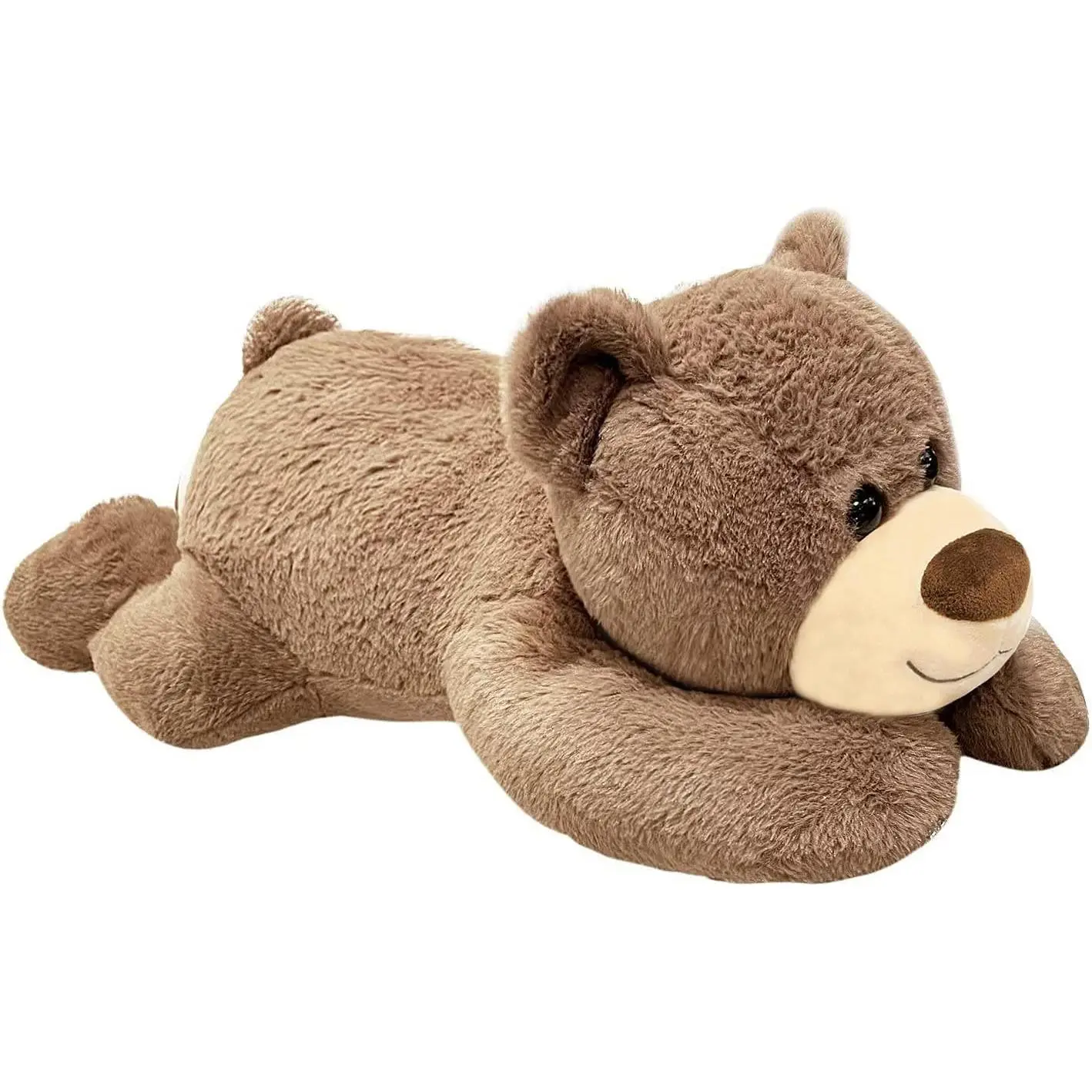 Unisex 3.5 LB Kawaii Cute Bears Weighted Stuffed Animal Bear, 24 in Weighted Plush Throw Pillow, Baby & Maternity Gift for Birthday Christmas