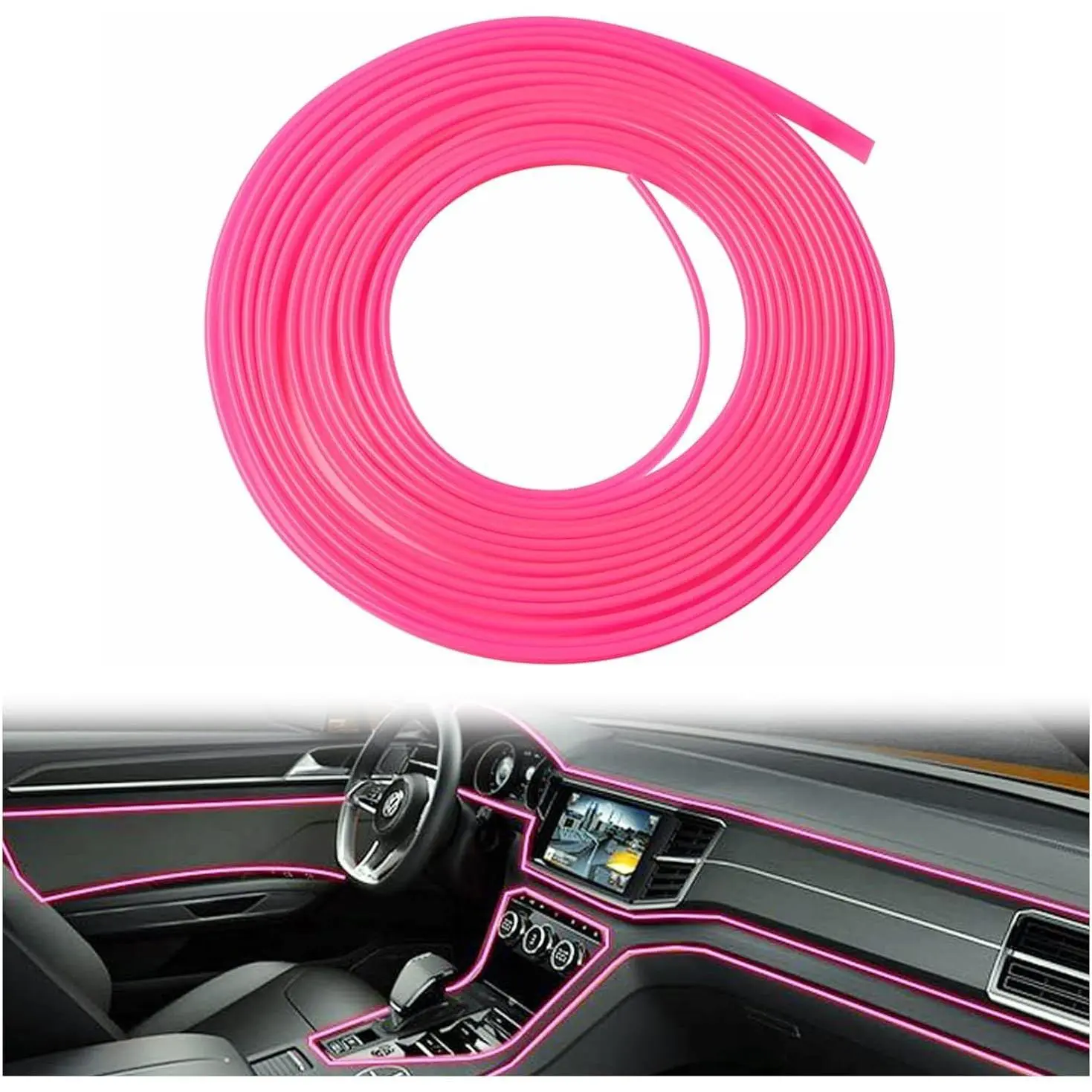 5M Flexible Trim for DIY Automobile  Interior Exterior Moulding Trim Decorative Line Strip ()