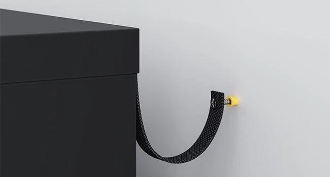 Sikaic 8 Drawers Dresser with Large Capacity Black Storage Cabinet Chest Storage Design Furniture