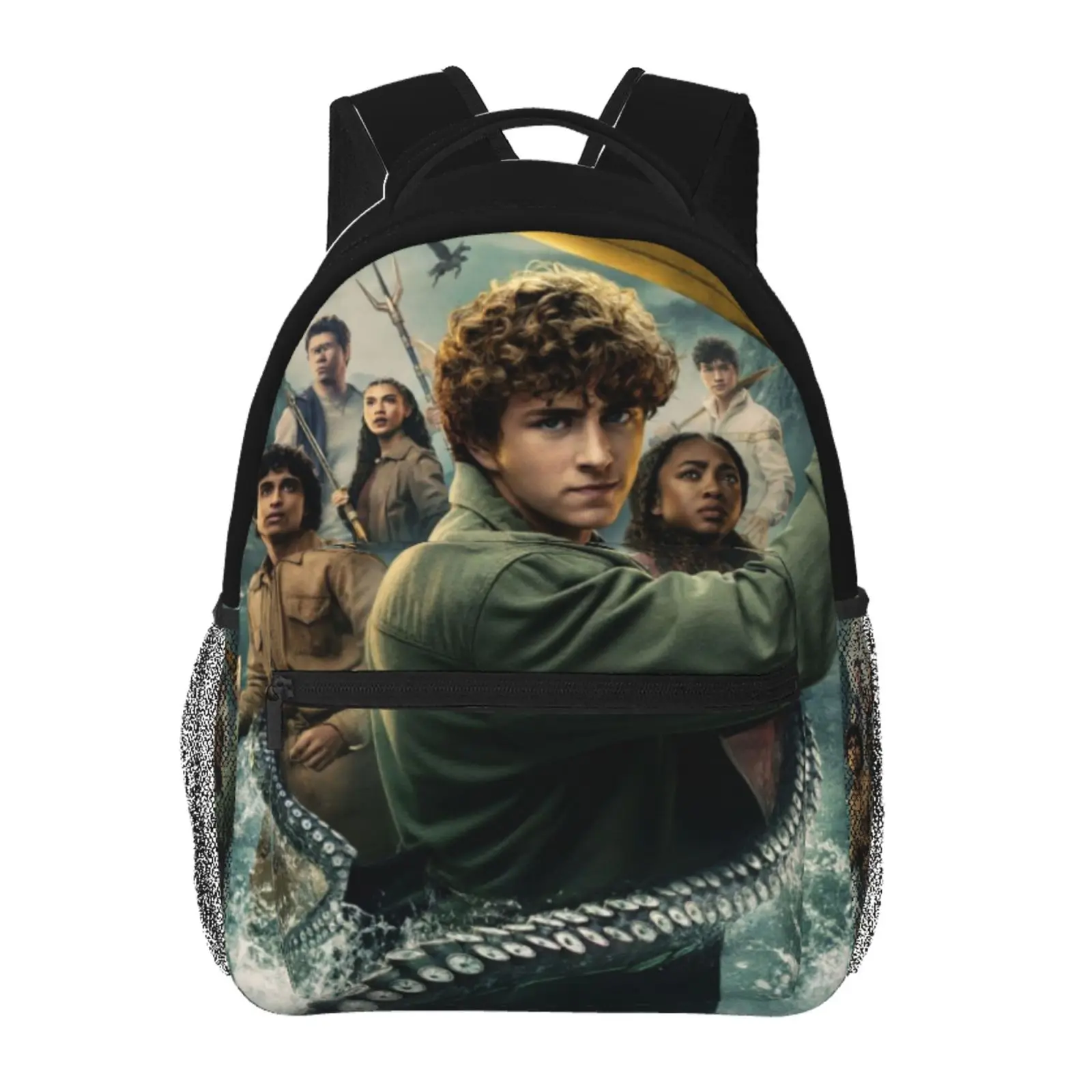 percy jackson backpack, anime bookbag cartoon lightweight backpacks,adjustable straps book bags for teens girls boys, fashionable unisex school bag, kids bags for office travel college work school, gift