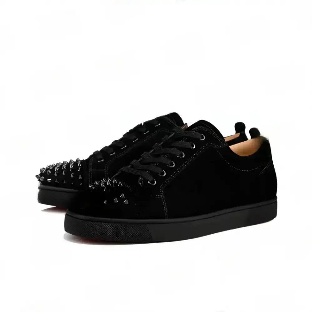 2026 Men's Riveted Round-Toe Casual Sneakers, Stylish Sports Footwear for Walking, Nightclub & Party Use (Hairstylist-Approved Trendy Design)